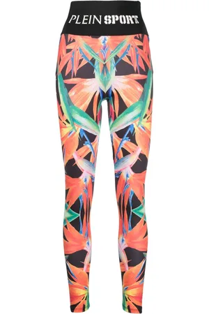Philipp Plein Leggings mit Blumen-Print