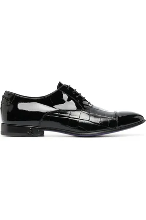 Philipp Plein Oxford-Schuhe mit Kroko-Optik