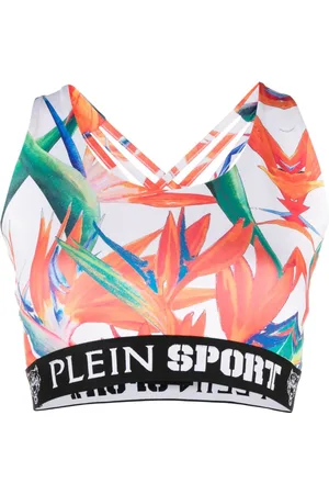 Philipp Plein BH mit botanischem Print