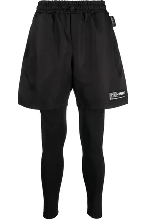 Philipp Plein Lauf-Shorts im Layering-Look