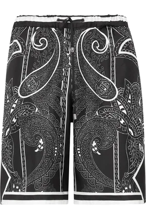 Philipp Plein Shorts aus Seide mit Paisley-Print