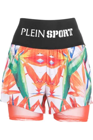 Philipp Plein Laufshorts im Layering-Look