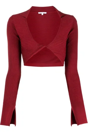 Patrizia Pepe Langarmshirt mit U-Ausschnitt