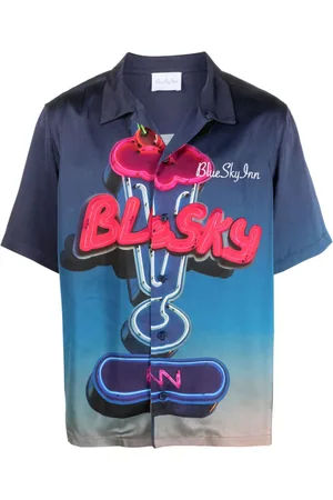 BLUE SKY INN Hemd mit Logo-Print