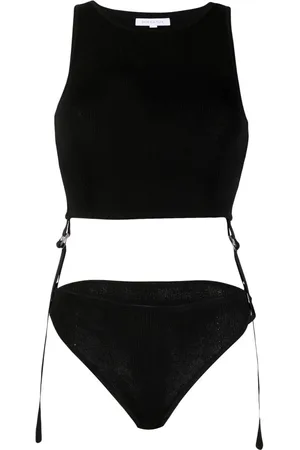 Patrizia Pepe Body aus geripptem Strick