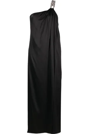 Stella McCartney One-Shoulder-Robe mit Kettenträger