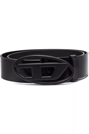Diesel Gürtel - B-1dr logo-buckle leather belt
