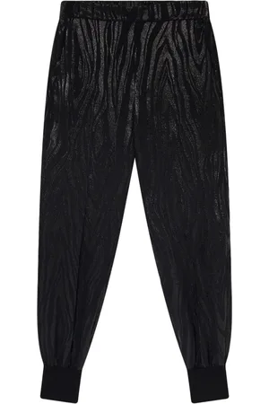 Stella McCartney Tapered-Hose mit Holzeffekt