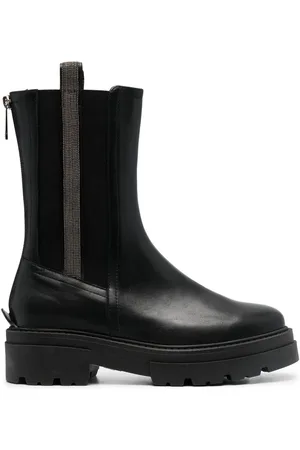 Fabiana Filippi Stiefel mit Perlen