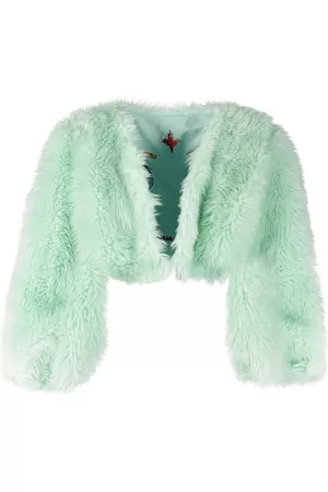 Dsquared2 Damen Jacken - Faux-fur cropped jacket