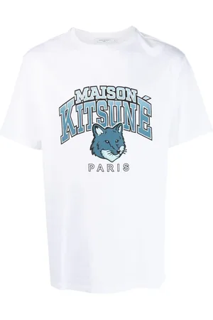 Maison Kitsuné T-Shirt mit Logo-Print