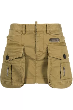 Dsquared2 Damen Röcke - Cargo-pocket cotton miniskirt