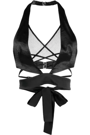 Dsquared2 Damen Haltertops - Wrap-around halter-neck top