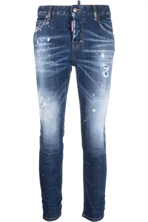 Dsquared2 Halbhohe Skinny-Jeans