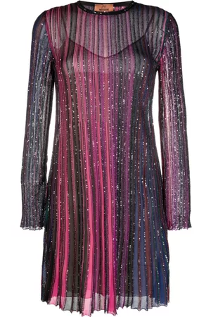 Missoni Damen Freizeitkleider - Minikleid mit Pailletten