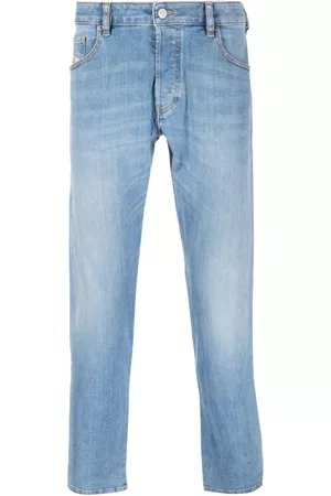 Diesel Herren Cropped Jeans - D-Yennox washed cropped jeans