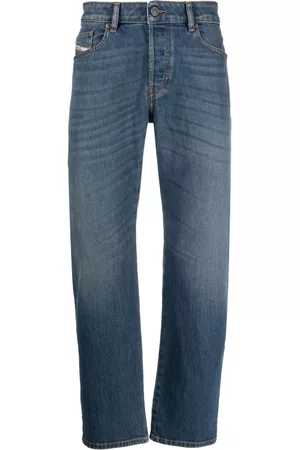 Diesel Herren Tapered Jeans - D-Mihtry whiskering-effect tapered jeans