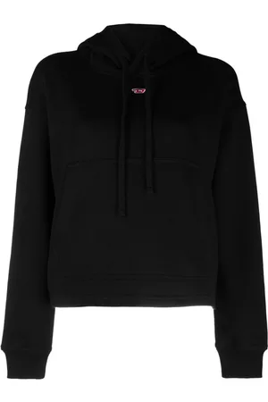 Diesel Damen Sweatshirts - F-Jaral-Hood-D logo-embroidered hoodie