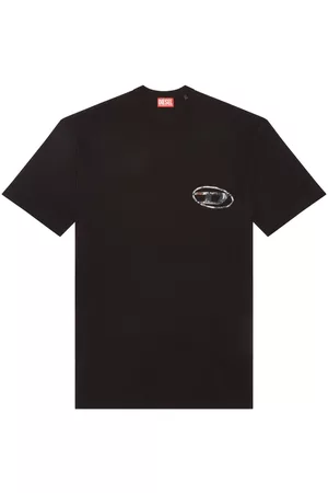 Diesel Herren Shirts - T-Shirt mit Logo-Print