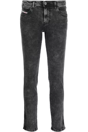 Diesel Damen High Waisted Jeans - Babhila mid-rise skinny jeans
