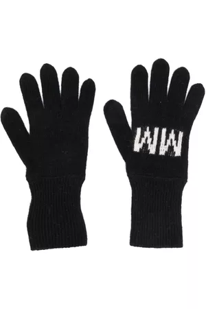Maison Margiela Handschuhe - Intarsien-Handschuhe mit Logo