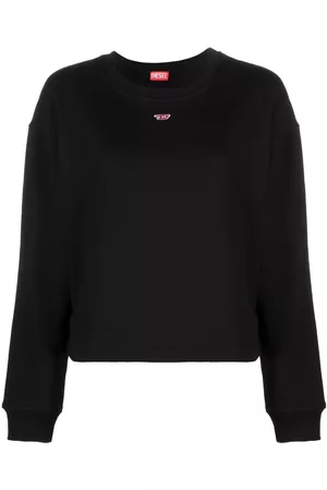 Diesel Damen Sweatshirts - Embroidered logo sweatshirt