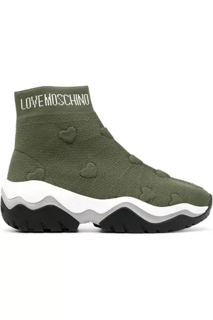 Love Moschino Damen Sneakers - Sneakers mit Herzmotiv