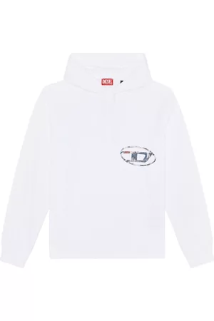 Diesel Herren Sweatshirts - Logo-print cotton hoodie