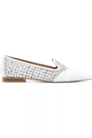 MALONE SOULIERS Damen Loafers - Romy mesh-detail leather loafers