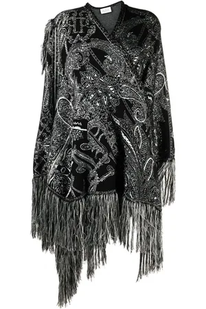 Philipp Plein Cape aus Paisley-Jacquard