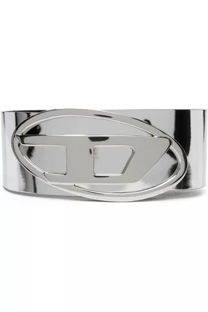 Diesel Damen Gürtel - Logo-buckle wide belt