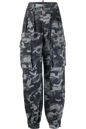 Dsquared2 Cargohose mit Camouflage-Print