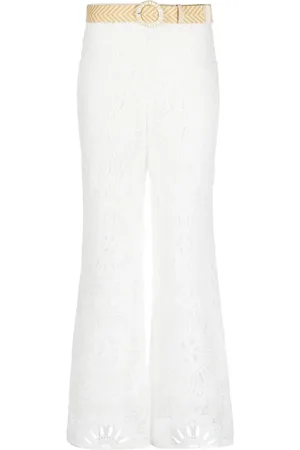 ZIMMERMANN Weite Hose mit Spitze