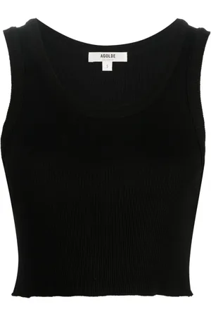AGOLDE Geripptes Stricktop