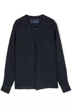 COSTUMEIN Damen Longsleeves - Long-sleeve linen shirt