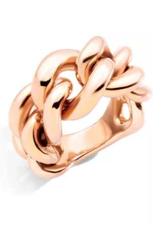 Pomellato Damen Ringe - 18kt Rotgoldring im Ketten-Design