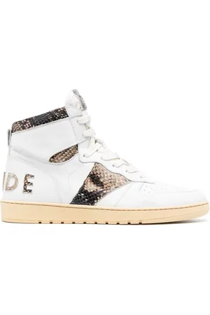 Rhude High-Top-Sneakers mit Kontrasteinsätzen