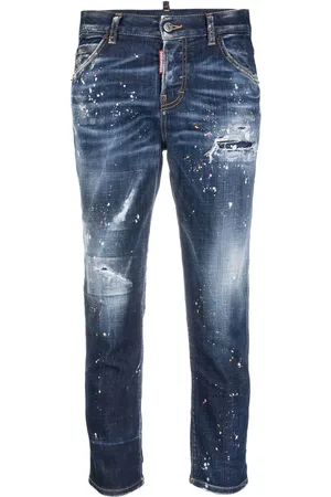 Dsquared2 Cropped-Jeans im Distressed-Look