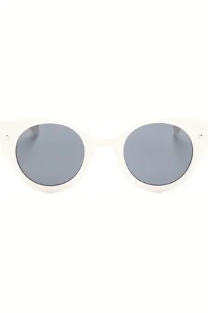 Chiara Ferragni Runde Sonnenbrille mit Eyelike-Motiv