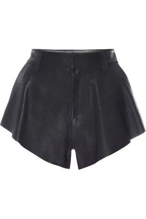 RTA Ledershorts mit weitem Bein