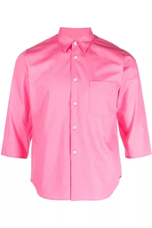 Comme des Garçons Shirts - Three-quarter-sleeves cotton shirt