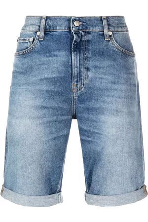 Calvin Klein Herren Shorts - Halbhohe Jeans-Shorts