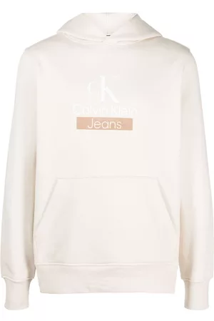 Calvin Klein Herren Sweatshirts - Logo-print cotton-blend hoodie