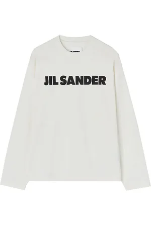 Jil Sander Langarmshirt mit Logo-Print