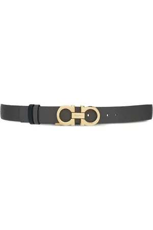Salvatore Ferragamo Damen Gürtel - Gancini-buckle reversible leather belt