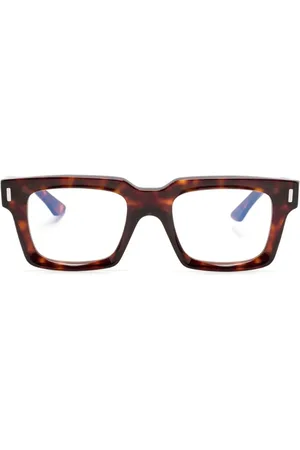 CUTLER & GROSS Eckige Brille in Schildpattoptik