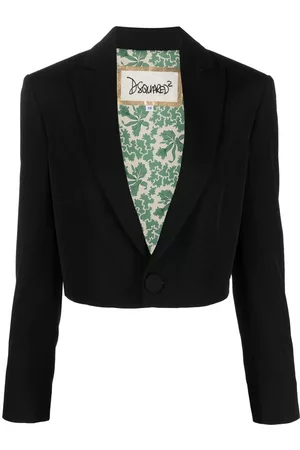 Dsquared2 Damen Blazer & Sakkos - Single-breasted cropped blazer