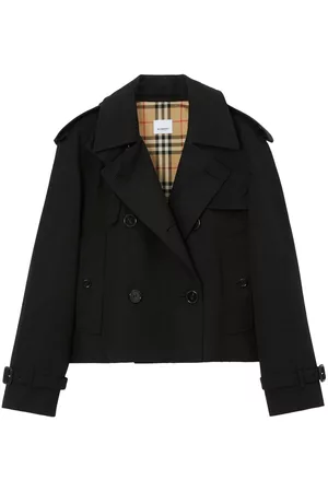 Burberry Damen Trenchcoats - Double-breasted cropped trench coat