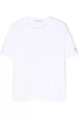Calvin Klein Shirts - Logo-embroidered round-neck T-shirt