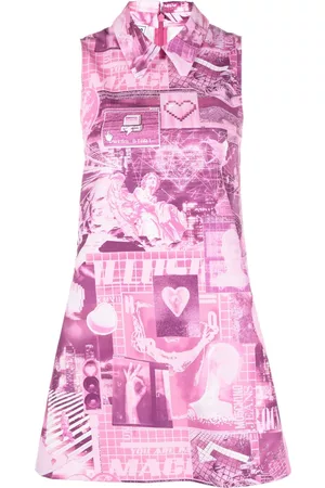 Moschino Damen Freizeitkleider - Minikleid mit Print